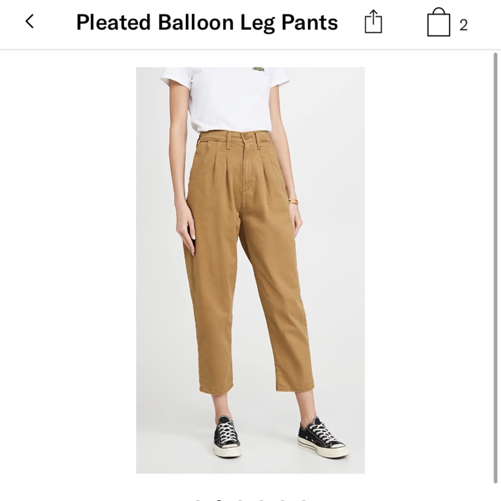 Levi’s Pleated Balloon Leg Khakis